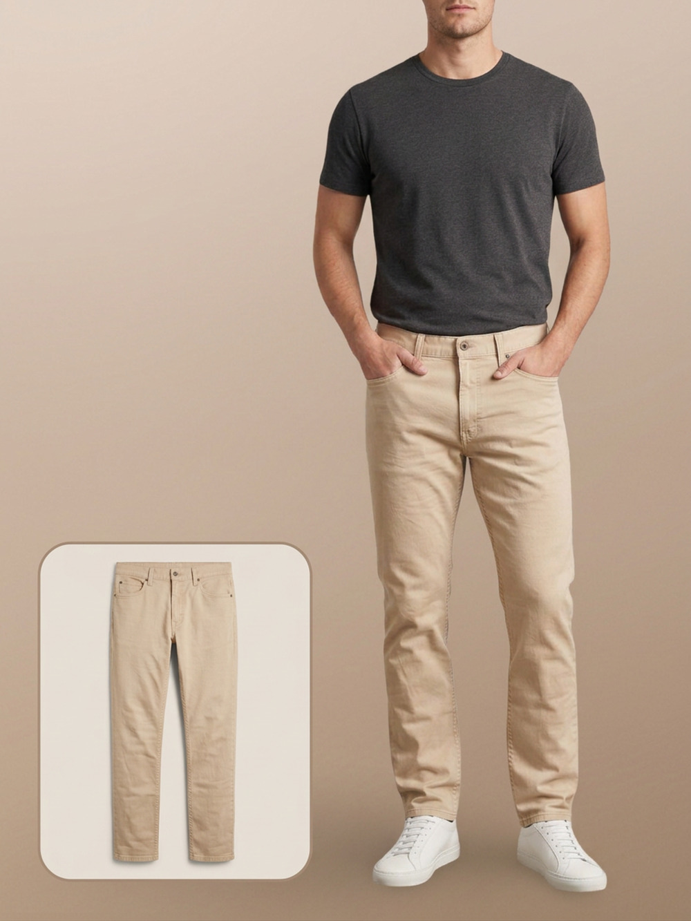 Levi's 513 Men's Slim Straight Stretch Jeans Tag 32x30 32x29 Chino Khaki Pants